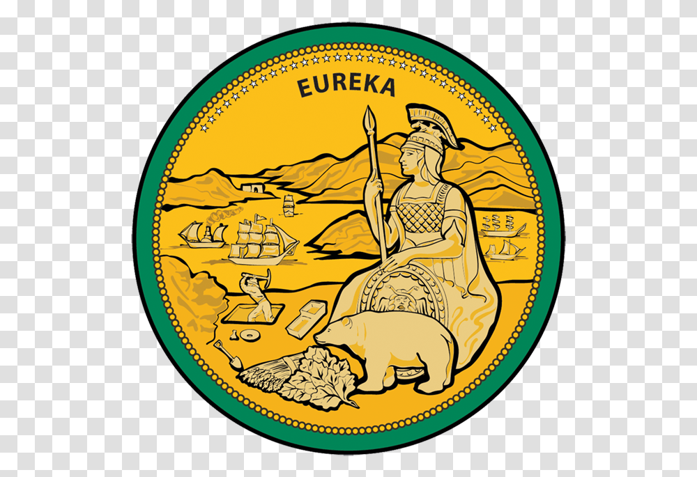 Indiana State Seal Vector Vector California State Seal, Coin, Money, Nickel, Gold Transparent Png