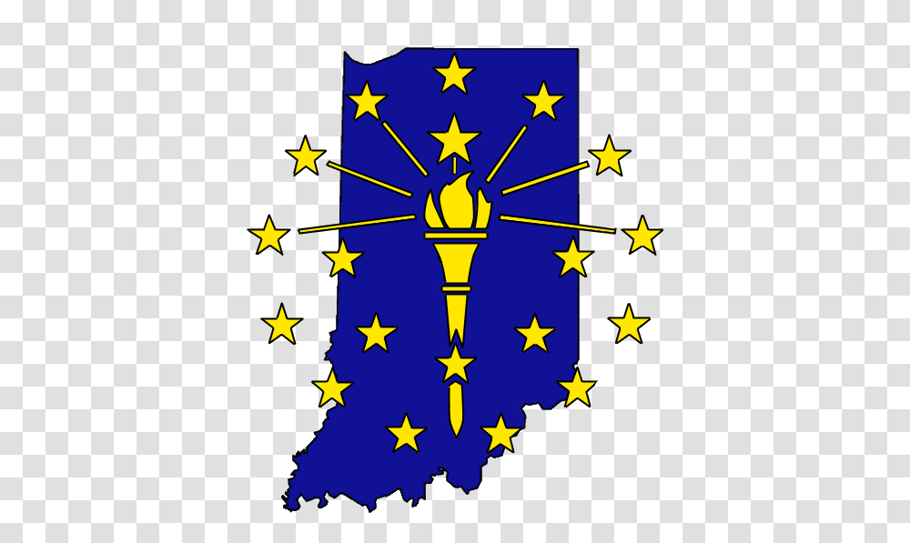 Indiana With Torch Star Logo, Star Symbol, Light Transparent Png