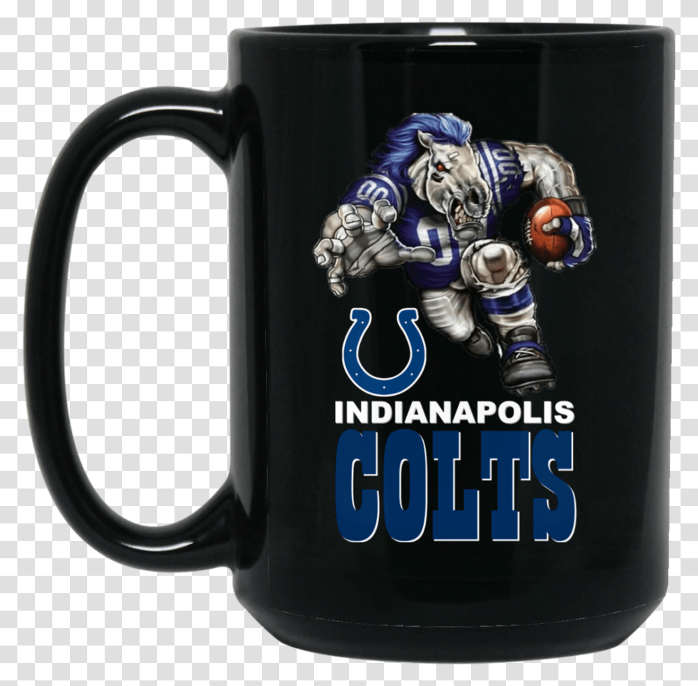 Indianapolis Colts Player Mascot Blue White Bm15oz Indianapolis Colts Graphic Shirt, Coffee Cup, Person, Human, Jug Transparent Png