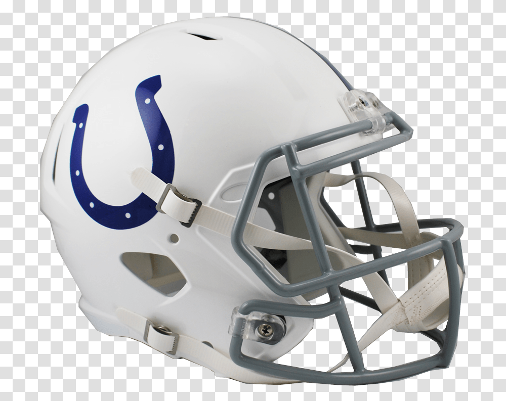 Indianapolis Colts Speed Replica Helmet Colts Football Helmet, Apparel, American Football, Team Sport Transparent Png