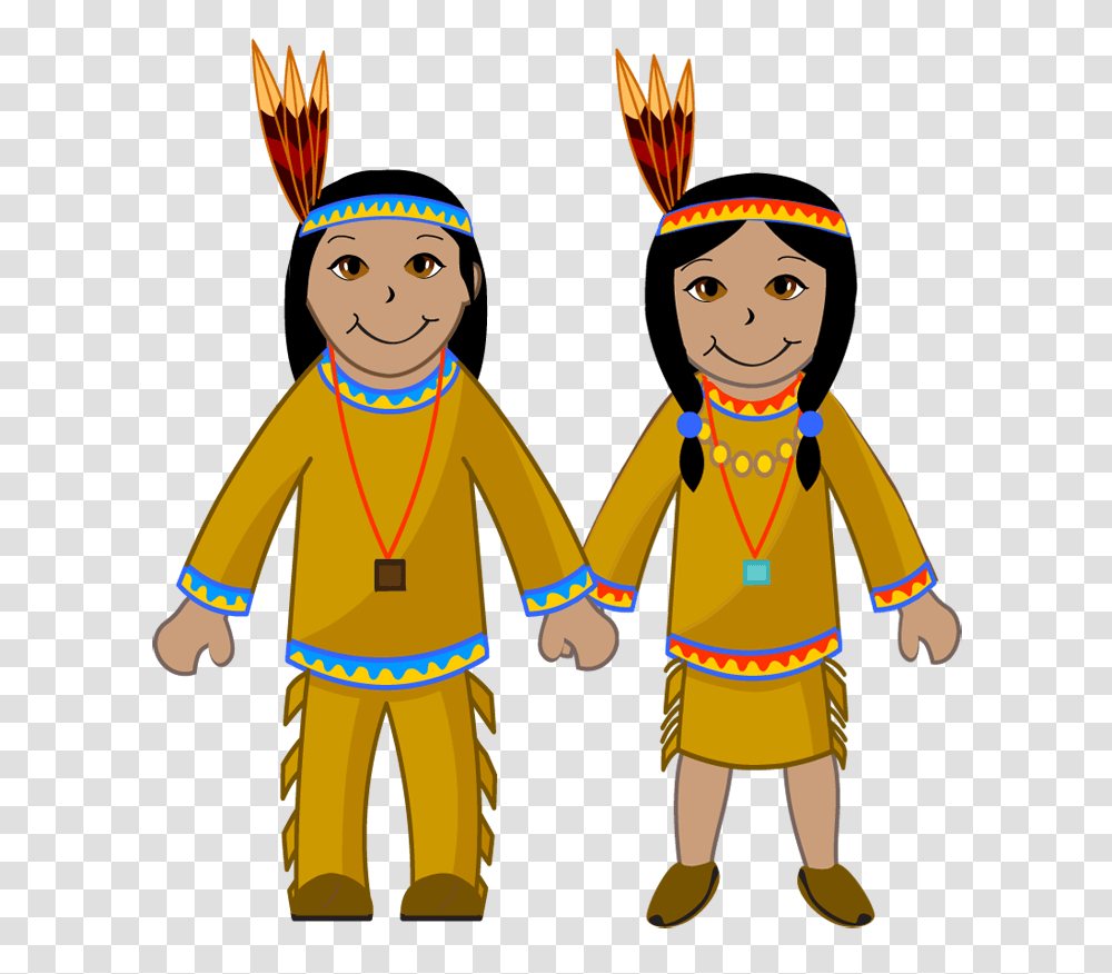 Indians Clipart Two, Person, Human, Apparel Transparent Png