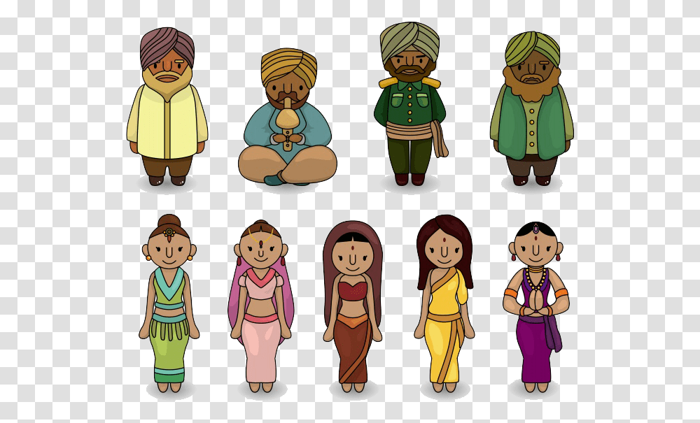 Indians Drawing India Cartoon Royalty Free Free Hq Indian King Cartoon Drawing, Person, Human, People, Nutcracker Transparent Png