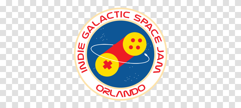 Indie Galactic Space Jam Logo Circle, Label, Text, Symbol, Trademark Transparent Png