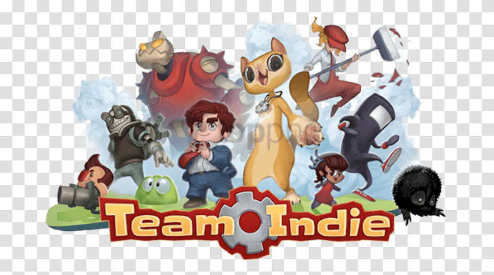 Indie Image With Team Indie, Poster, Advertisement, Person, Collage Transparent Png
