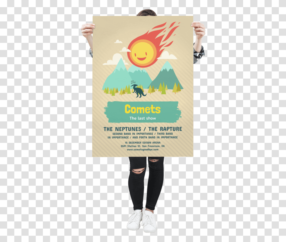 Indie Show Poster Design Template Illustration, Advertisement, Flyer, Paper, Brochure Transparent Png