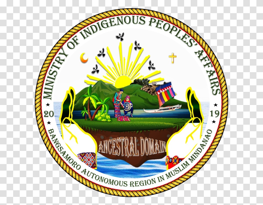 Indigenous Peoples Affairs Barmm Seal Ministry Of Indigenous Peoples Affairs Logo, Label, Text, Symbol, Trademark Transparent Png