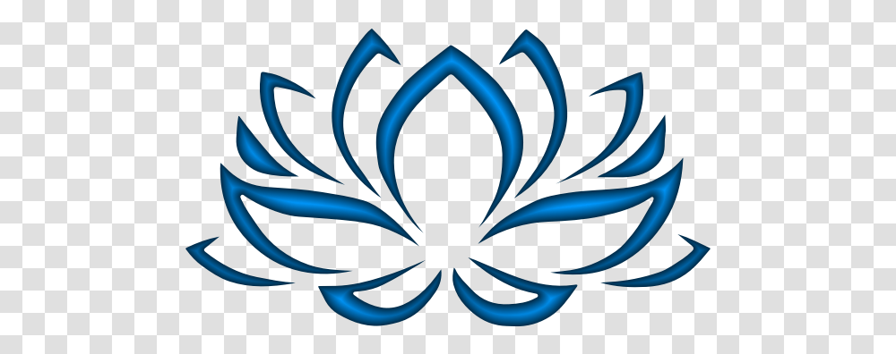 Indigo Lotus Flower, Pattern, Floral Design Transparent Png