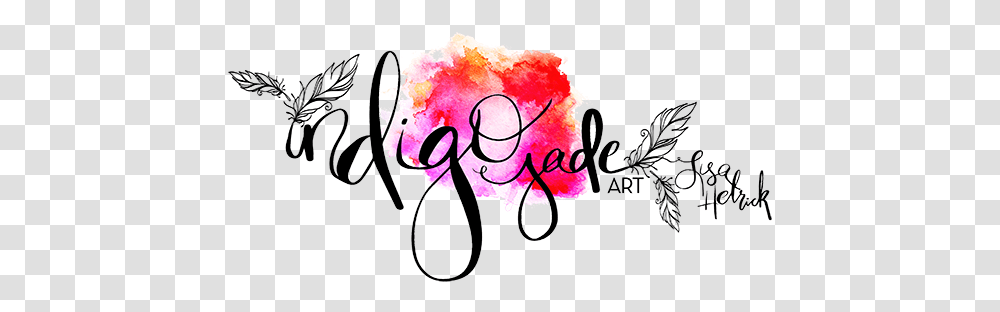 Indigojade Art Home By Lisa Hetrick Whimsical Flowers Watercolor Paintings, Text, Handwriting, Calligraphy, Alphabet Transparent Png