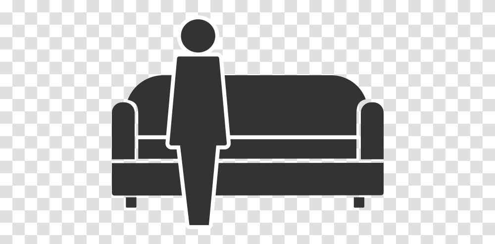 Individual Therapy Services Stick Figure Therapist, Furniture, Silhouette, Road Transparent Png