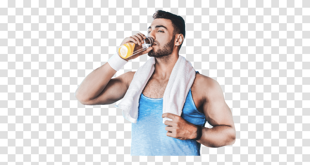 Individualized Nutrition Counseling Fitness Man Drinking, Person, Human, Beverage, Photography Transparent Png
