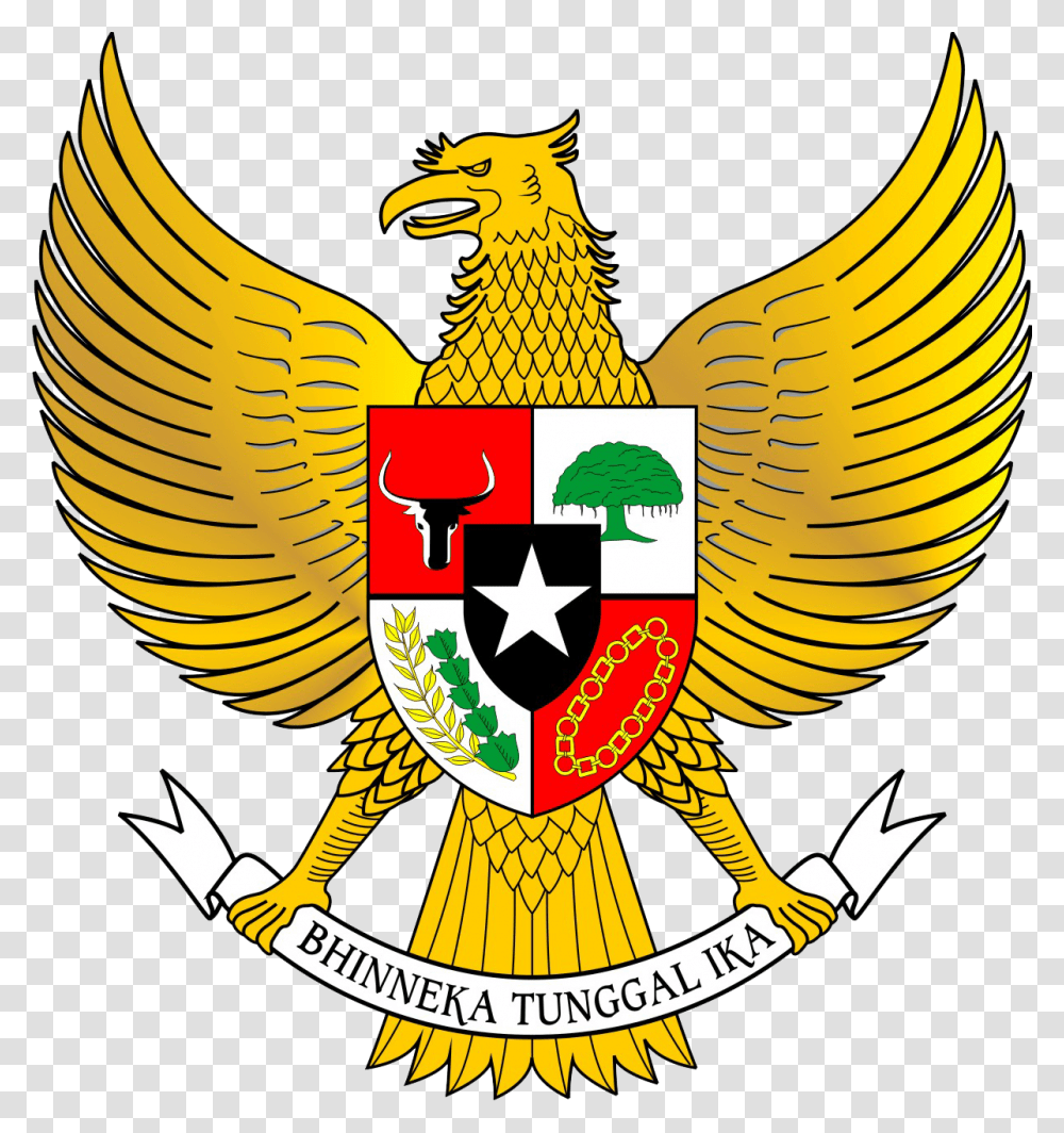 Indonesia Emblem, Armor, Logo, Trademark Transparent Png