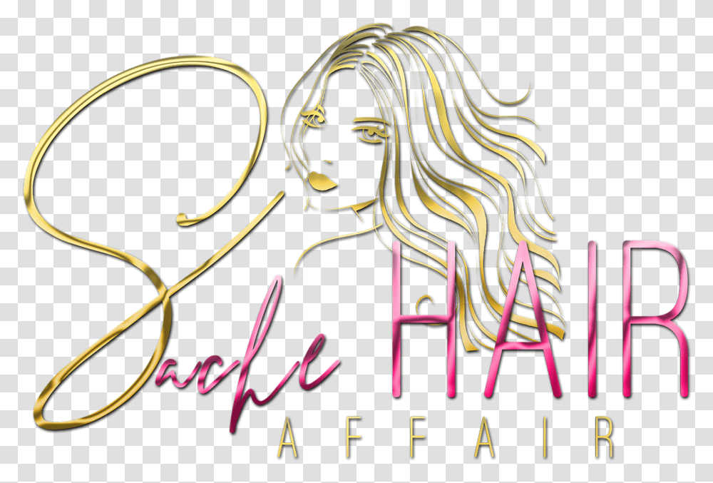 Indonesian Blonde Collection - Sache Hair Affair Legally Blond Hair Affair Logo, Text, Bow, Art, Graphics Transparent Png