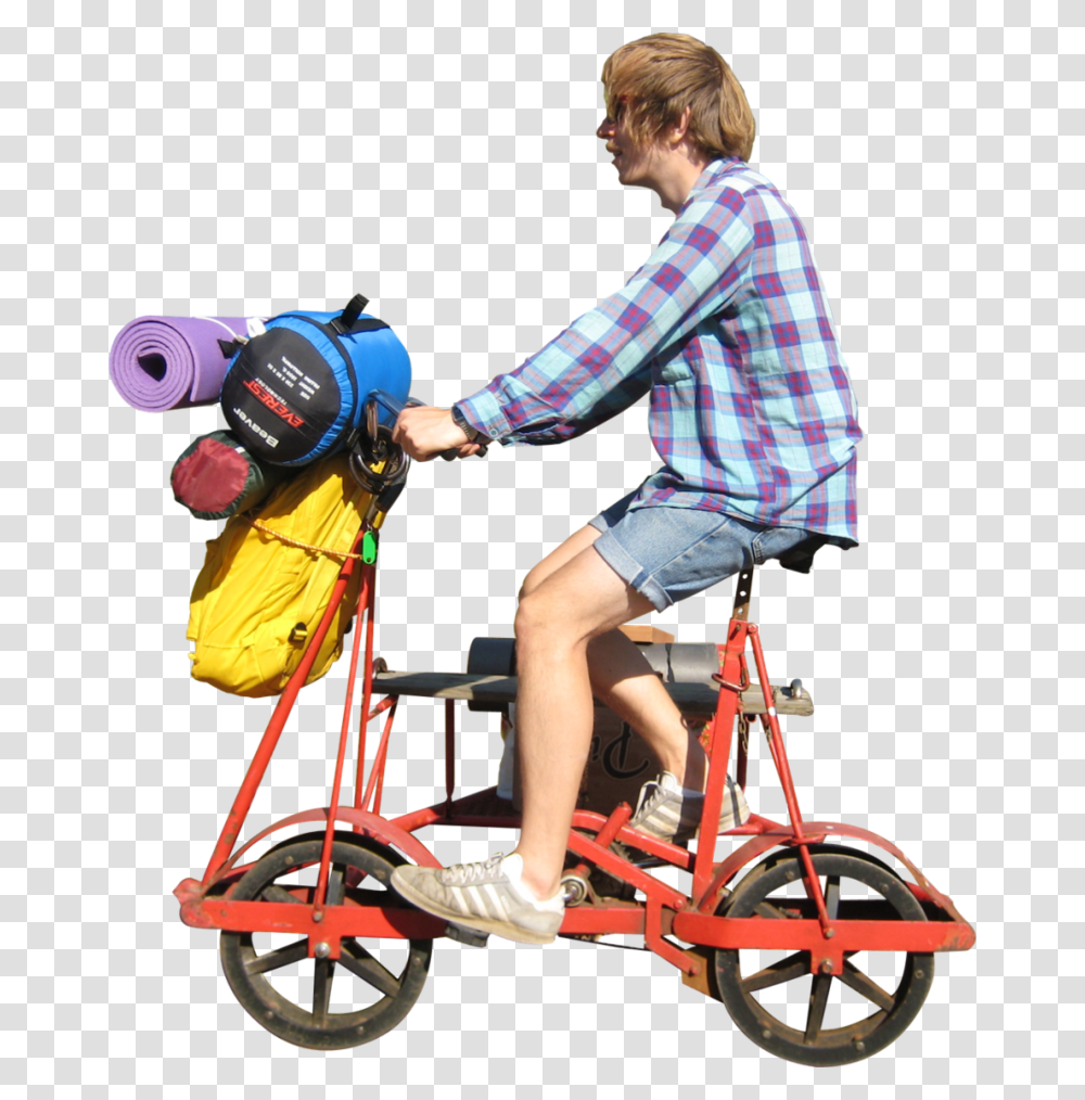 Indoor Cycling Clipart Tricycle, Person, Bicycle, Vehicle Transparent Png