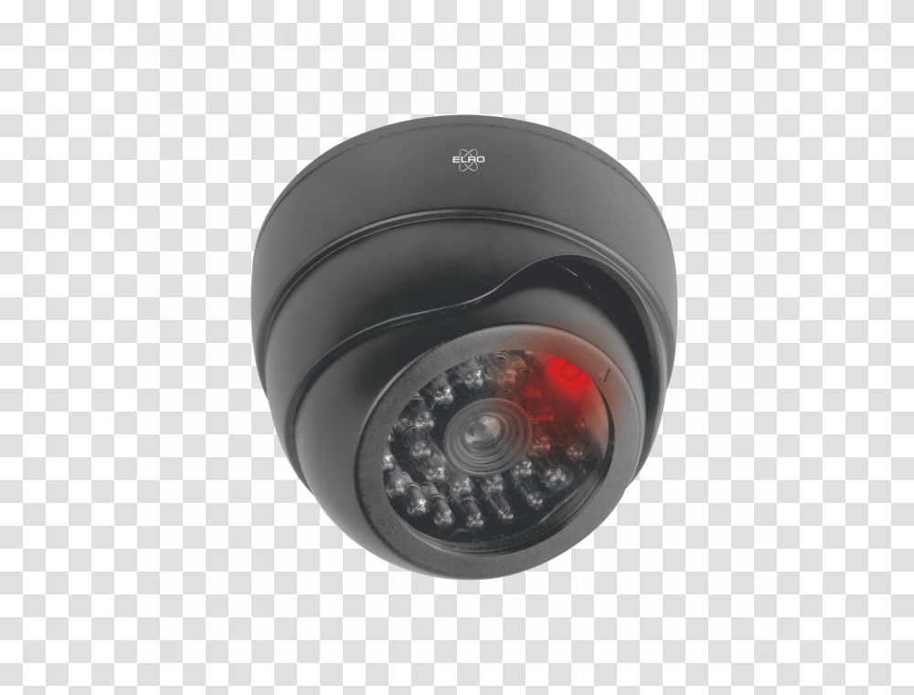 Indoor Dummy Dome Camera With Led Flash Light Surveillance Camera, Camera Lens, Electronics, Security, Projector Transparent Png