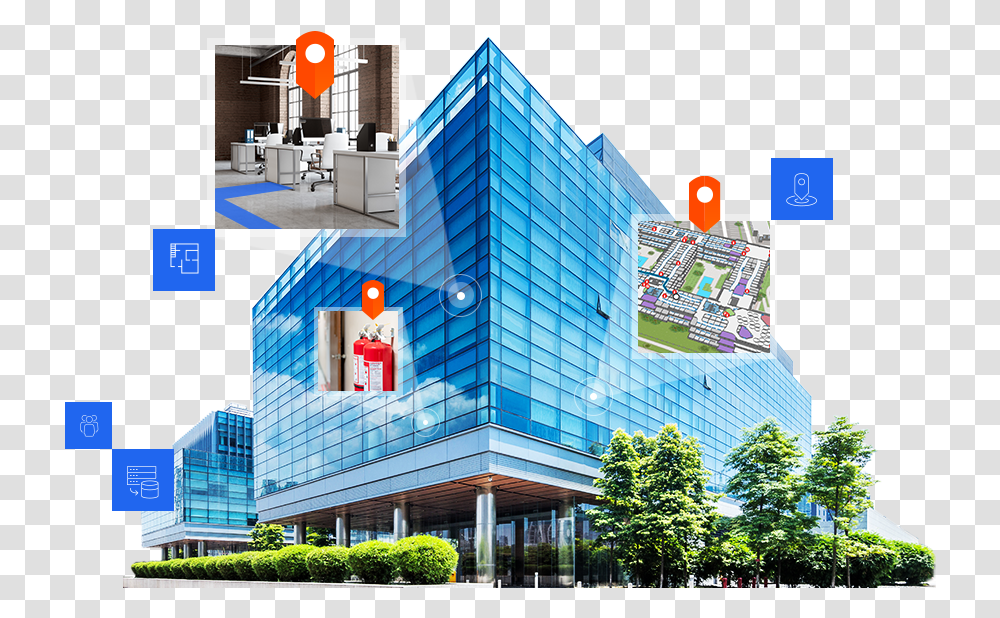 Indoor Mapping & Location Tracking Software Arcgis Indoors Building, Office Building, City, Urban, Metropolis Transparent Png