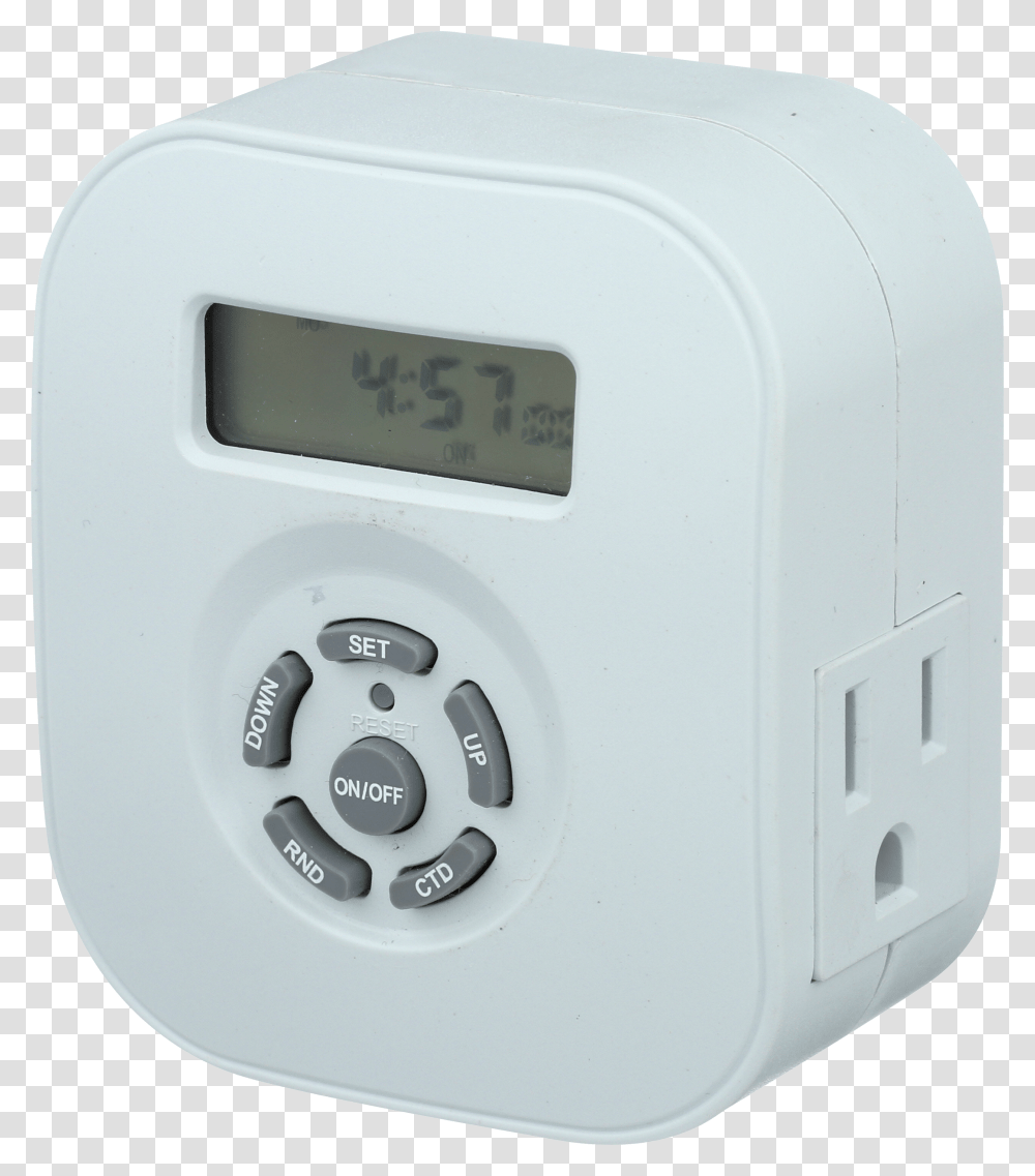 Indoor Weekly Digital Round Timer 2 Outlet Grounded Cuckoo Clock Transparent Png