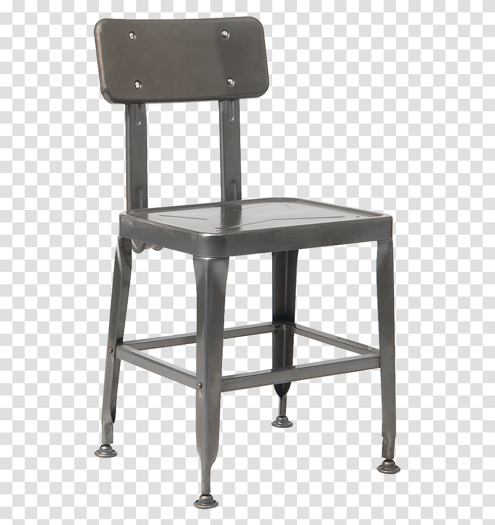Indooroutdoor Metal Chair In Black Finish For Home Wooden Restaurant Chair Designs, Furniture, Bar Stool Transparent Png