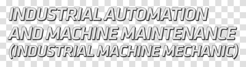 Industrial Automation And Machine Maintenance Calligraphy, Word, Alphabet, Letter Transparent Png