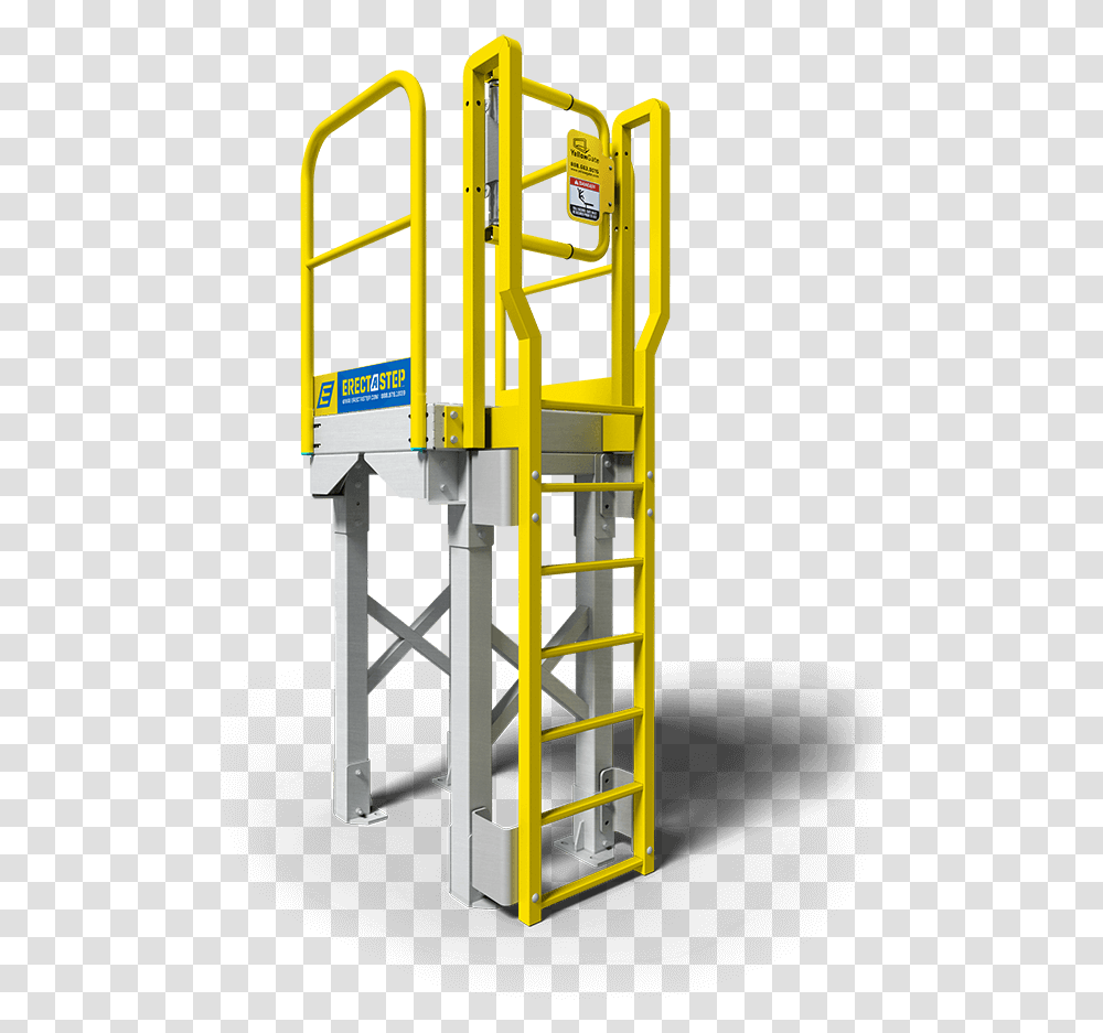 Industrial Ladder Work Platform, Chair, Furniture, Building, Construction Transparent Png