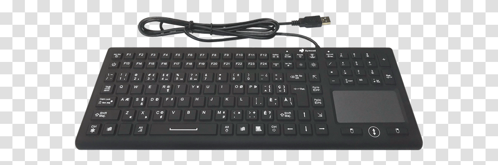 Industrial Silicone Keyboard With Integrated Mouse Silicone Keyboard, Computer Keyboard, Computer Hardware, Electronics Transparent Png