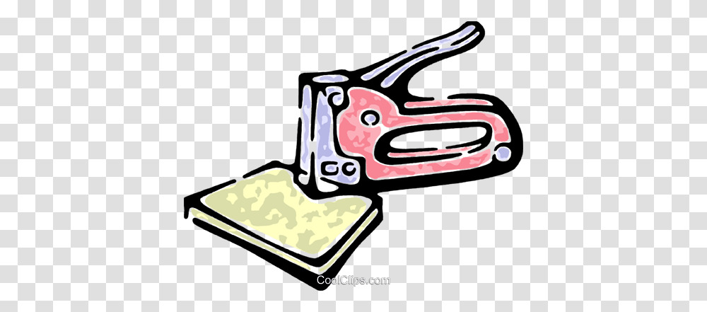 Industrial Stapler Royalty Free Vector Clip Art Illustration, Chain Saw, Tool, Scissors, Blade Transparent Png