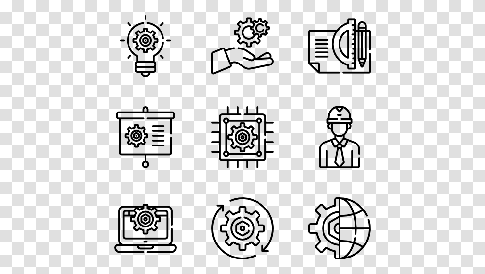 Industrial Vector Engineering Background Travel Icons, Gray, World Of Warcraft Transparent Png