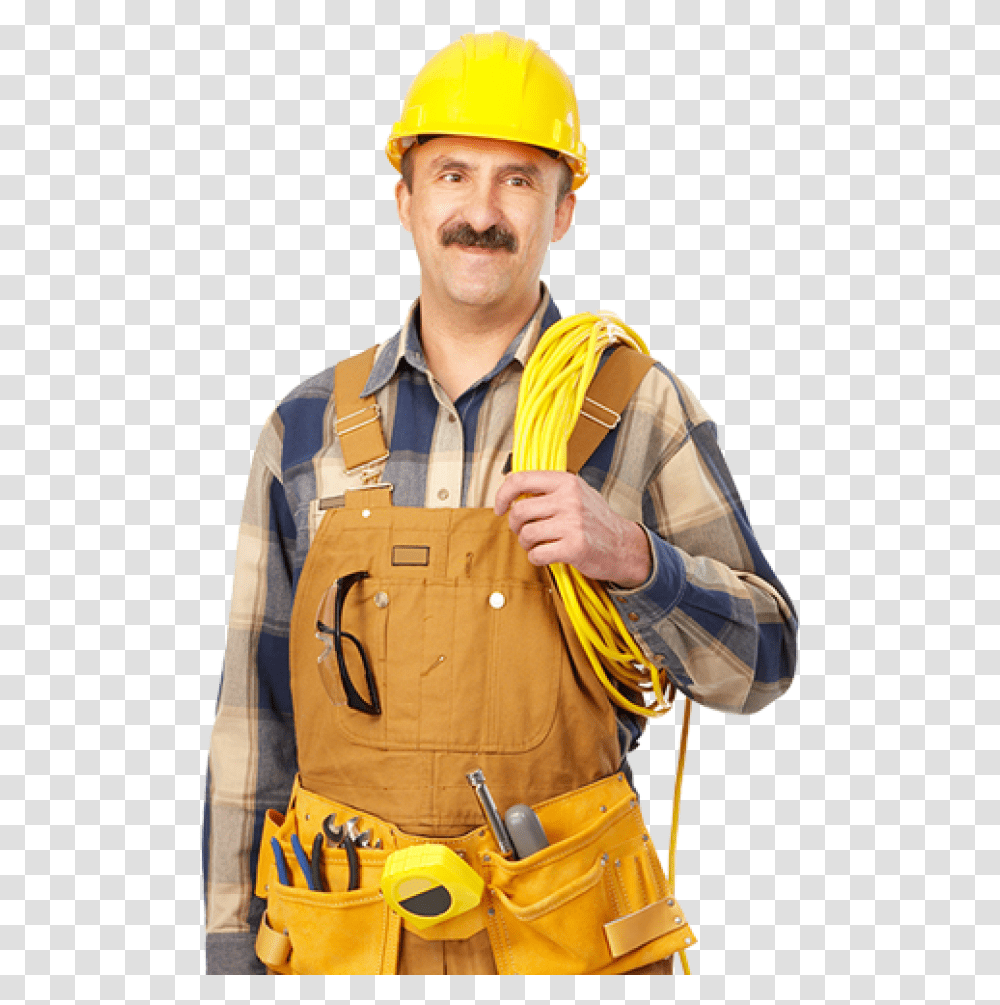 Industrial Worker Free Construction Worker No Background, Apparel, Person, Human Transparent Png