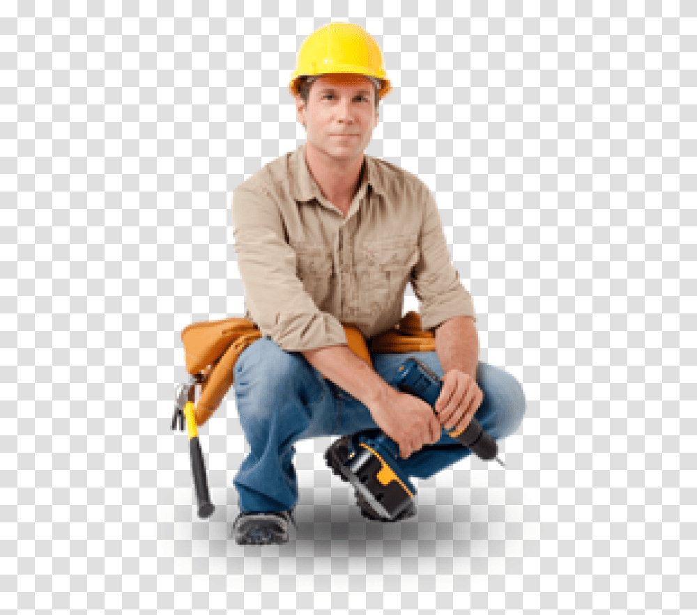 Industrial Worker Free Construction Worker Sitting, Person, Human, Apparel Transparent Png