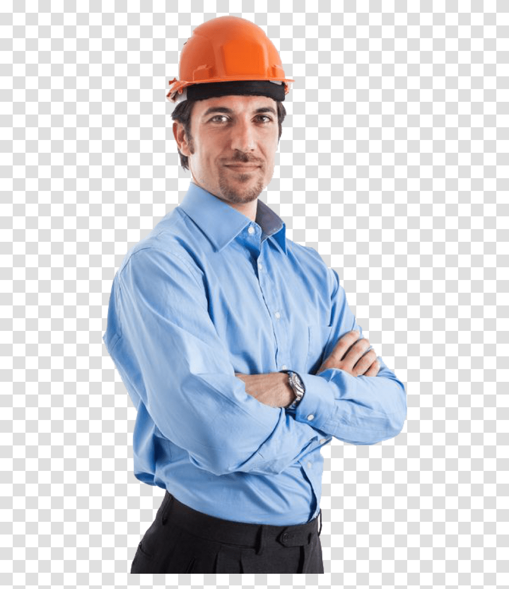 Industrial Worker Free Engineer, Shirt, Apparel, Person Transparent Png