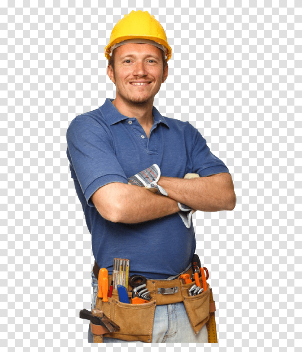 Industrial Worker Image Worker, Person, Human, Hardhat, Helmet Transparent Png
