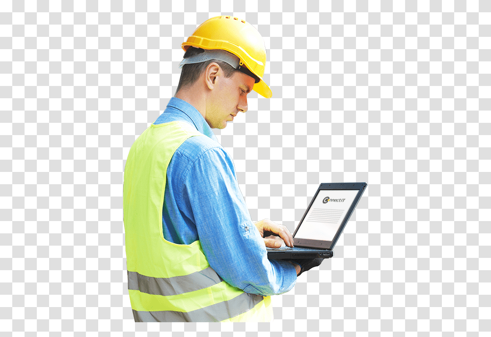 Industrial Worker Images Construction, Person, Human, Helmet Transparent Png