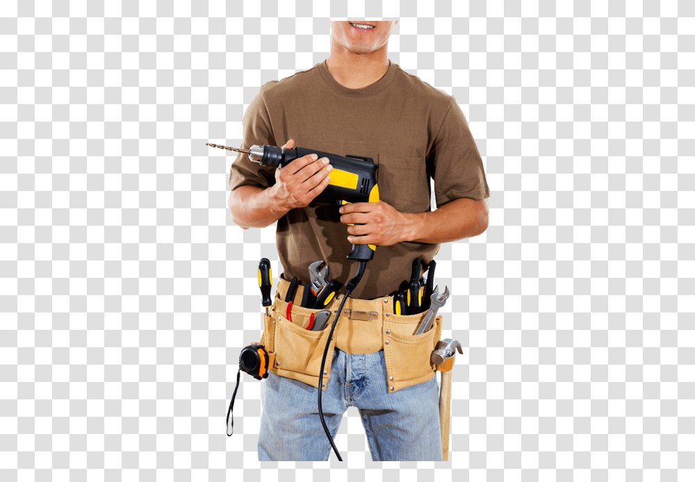 Industrial Worker, Person, Human, Power Drill, Tool Transparent Png