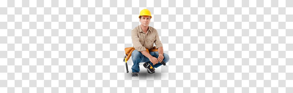 Industrial Worker, Person, Sitting, Hardhat Transparent Png