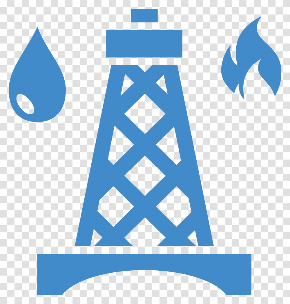Industry Icon Oil And Gas Symbol, Triangle, Plant, Star Symbol, Tree Transparent Png