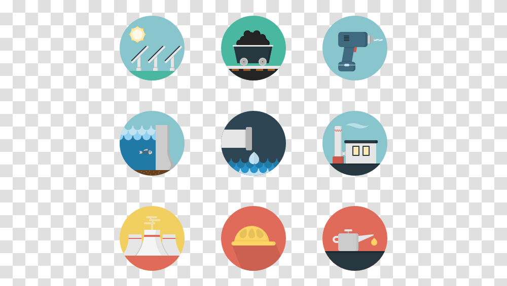 Industry Machine Icon, Recycling Symbol Transparent Png