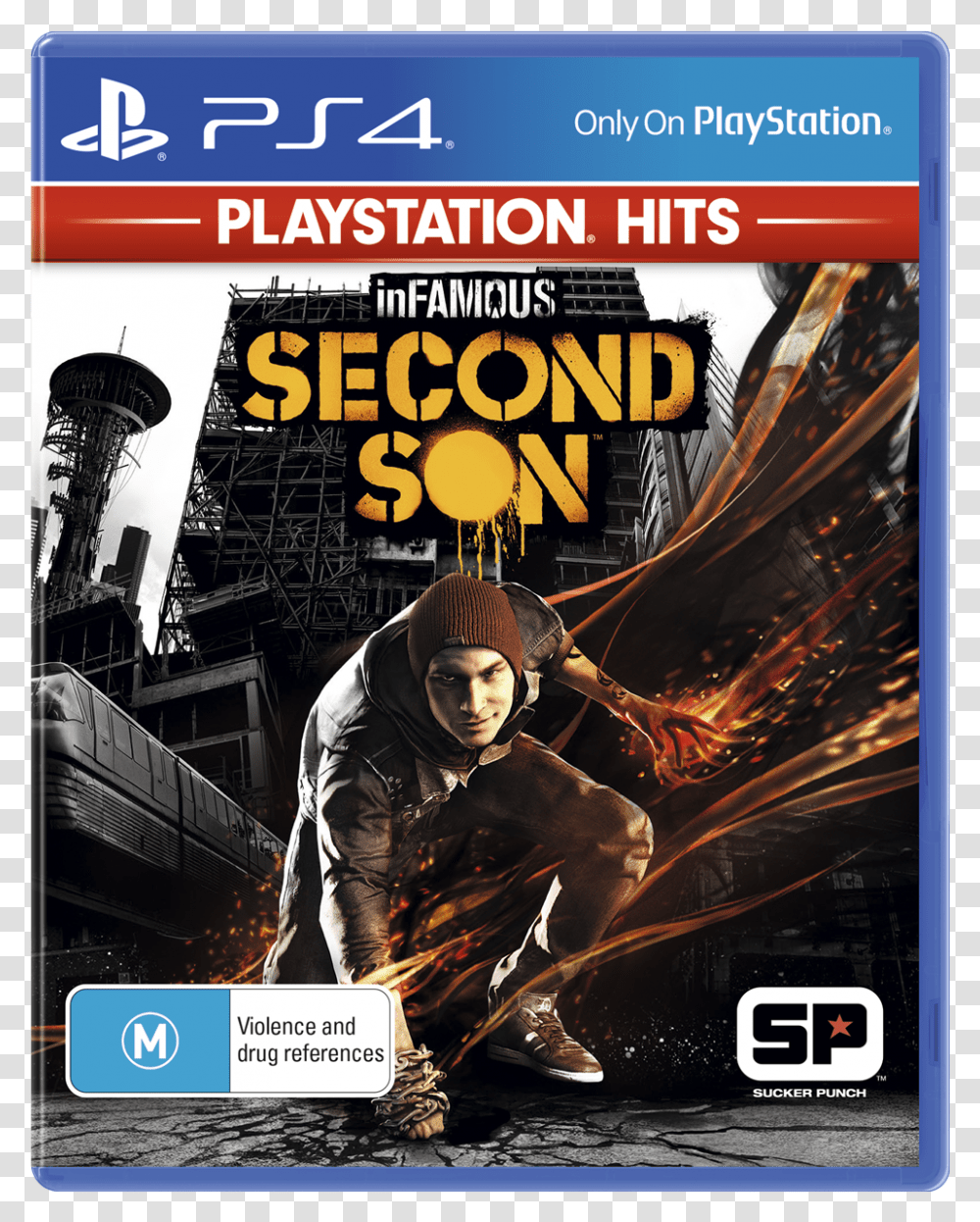 Infamous Second Son Product Image Infamous Second Son, Person, Human, Poster, Advertisement Transparent Png