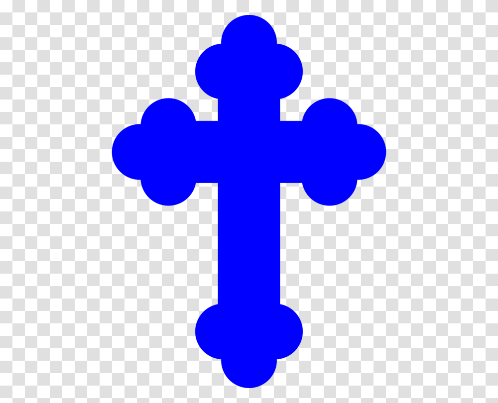 Infant Baptism Christian Cross Blue, Crucifix Transparent Png