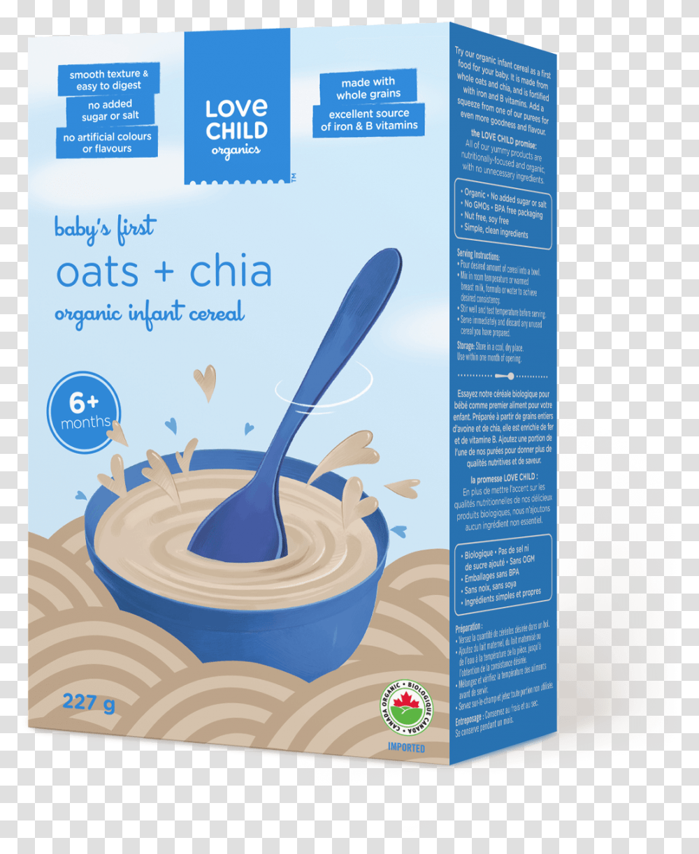Infant Cereals • Love Child Organics Love Child Organics Cereal, Poster, Advertisement, Flyer, Paper Transparent Png