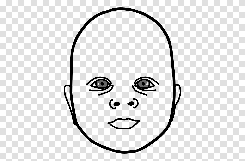 Infant Child Boy Clip Art, Face, Head, Stencil, Portrait Transparent Png