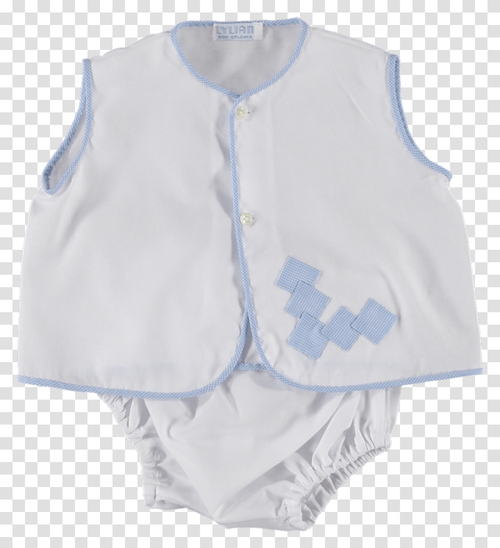 Infant Diaper Shirt Bloomers Blue Check, Apparel, Blouse, Bib Transparent Png