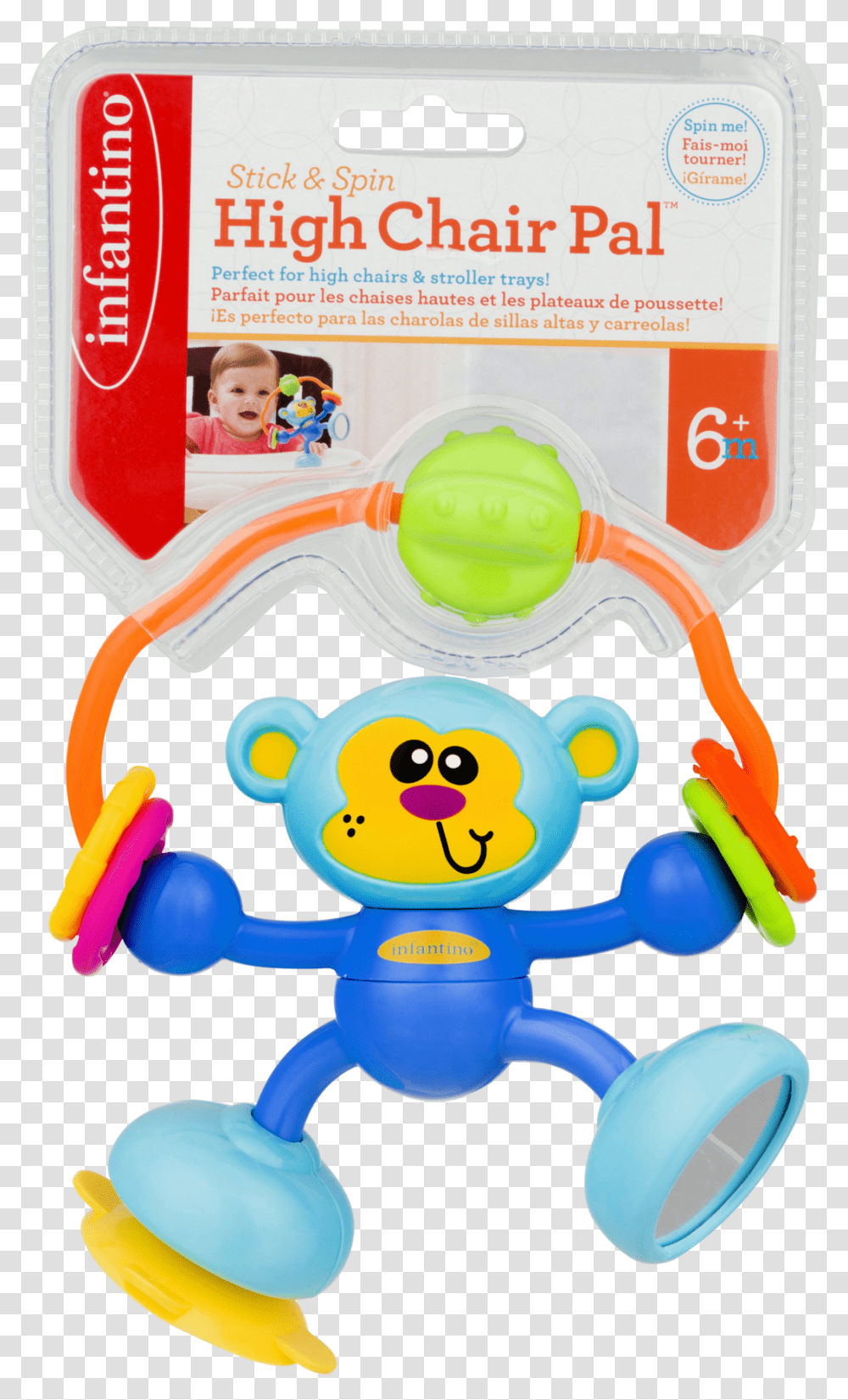 Infantino Stick Amp Spin, Toy, Person, Human, Rattle Transparent Png