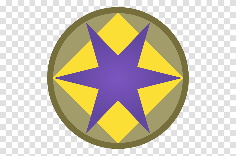 Infantry Division, Star Symbol, Gold Transparent Png