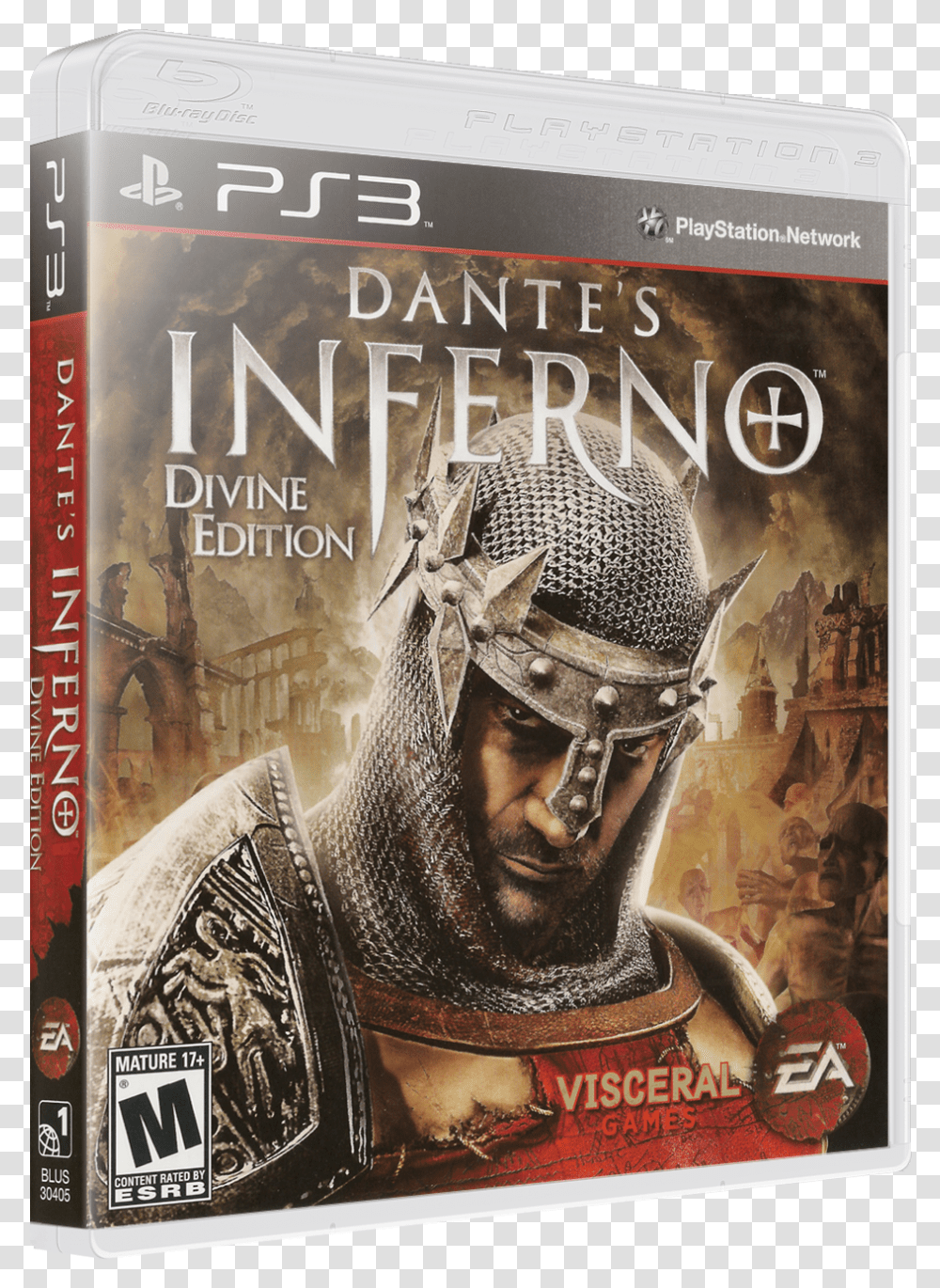Inferno Ps3 Cover, Person, Human, Book, Armor Transparent Png