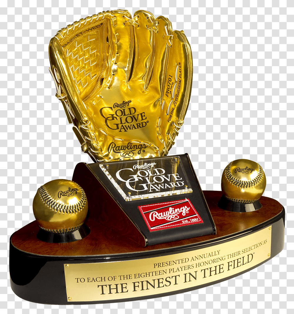 Infield Features Four Rawlings Gold Glove Finalists Gold Glove Award Transparent Png