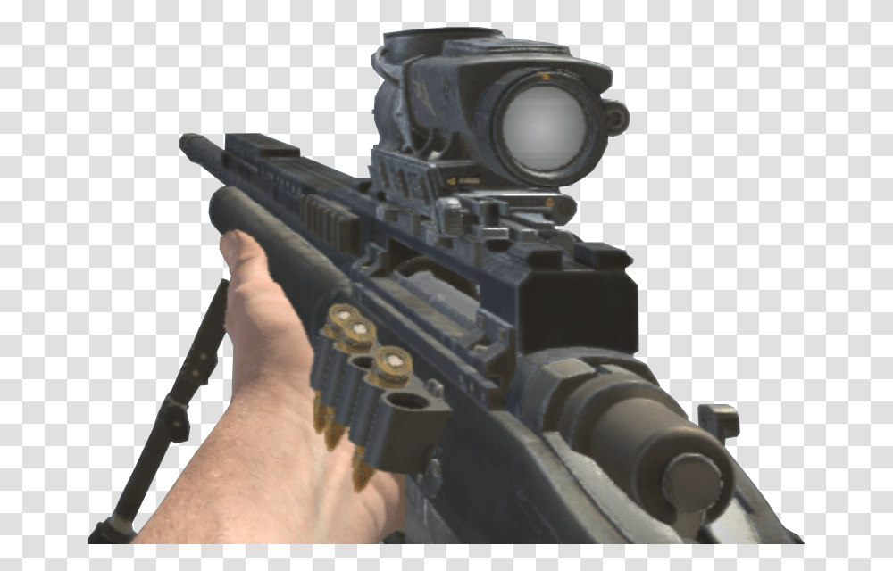 Infinite Warfare Logo Ghost Usr Sniper Rifle, Gun, Weapon, Weaponry, Person Transparent Png