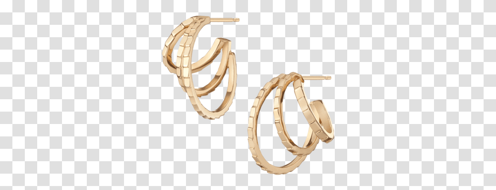 Infinity Deco Triple Gold Hoop Earrings Earrings, Accessories, Accessory, Jewelry, Bracelet Transparent Png