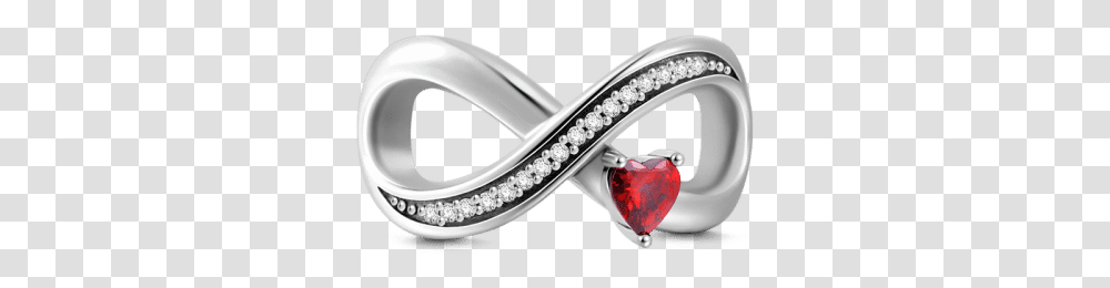 Infinity Love With Red Heart Charm Jewellery, Jewelry, Accessories, Accessory, Platinum Transparent Png