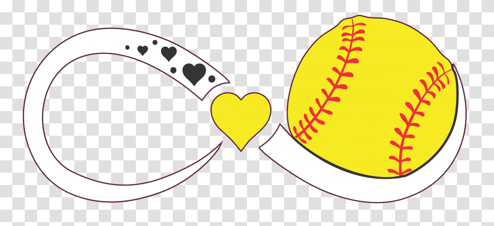 Infinity Softball Image Black And White Cliparts Softball, Weapon, Weaponry, Blade, Knife Transparent Png