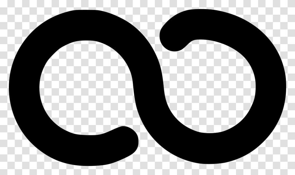 Infinity Symbol Icon Free Download, Alphabet, Stencil, Tape Transparent Png