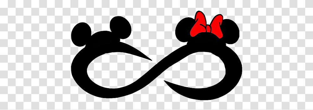 Infinity Symbol Mickeymouse Minniemouse Freetoedit Clip Art, Animal, Bird, Pet, Graphics Transparent Png